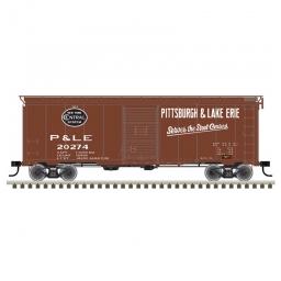 Click here to learn more about the Atlas Model Railroad HO 40'' Postwar Box, P&LE #20444.