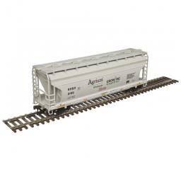 Click here to learn more about the Atlas Model Railroad HO Trainman 3560 Covered Hopper, Agrium #2166.