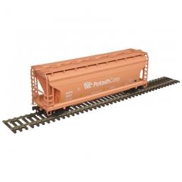 Click here to learn more about the Atlas Model Railroad HO Trainman 3560 Covered Hopper, Potash Corp #1522.