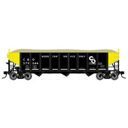 Click here to learn more about the Atlas Model Railroad HO Trainman 70-Ton 9-Panel Hopper, C&O #379044.