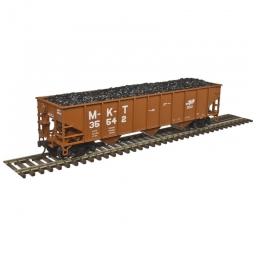 Click here to learn more about the Atlas Model Railroad HO Trainman 70-Ton 9-Panel Hopper, MKT #35567.