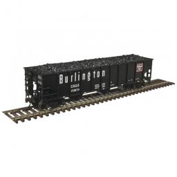 Click here to learn more about the Atlas Model Railroad HO Trainman 70-Ton 9-Panel Hopper, CB&Q #173061.