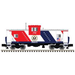 Click here to learn more about the Atlas Model Railroad HO Extended Vision Caboose, Frisco #1776.