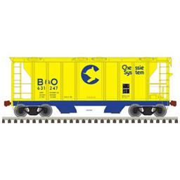 Click here to learn more about the Atlas Model Railroad HO Trainman PS-2 Covered Hopper, B&O #631247.