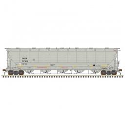 Click here to learn more about the Atlas Model Railroad HO Trinity 5660 Covered Hopper, CEFX #77077.