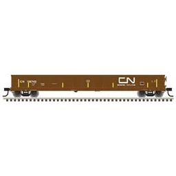Click here to learn more about the Atlas Model Railroad HO Evans Gondola, CN/Brown/White/Yellow #136625.