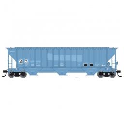Click here to learn more about the Atlas Model Railroad HO Thrall 4750 Covered Hopper, CITX/Blue #17397.