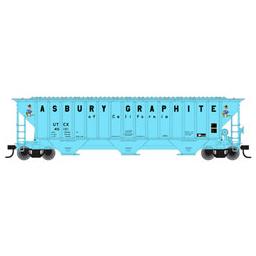 Click here to learn more about the Atlas Model Railroad HO Thrall 4750 Cov Hop,UCTX/Asbury Graphite #45121.