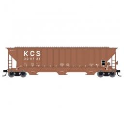 Click here to learn more about the Atlas Model Railroad HO Thrall 4750 Covered Hopper, KCS/Brn/Wh #308331.