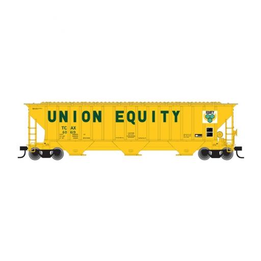 Atlas Model Railroad HO Thrall 4750 Covered Hopper, Union Equity #60610