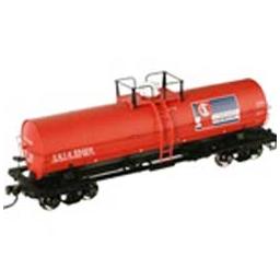 Click here to learn more about the Atlas Model Railroad HO 11,000 Gallon Tank Car w/Platform, Undecorated.