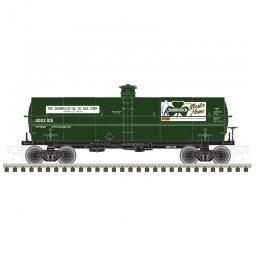 Click here to learn more about the Atlas Model Railroad HO 11,000 Gallon Tank Car, Shamrock #105.