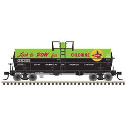 Click here to learn more about the Atlas Model Railroad HO 11,000 Gallon Tank Car,Dow Canada #55212.