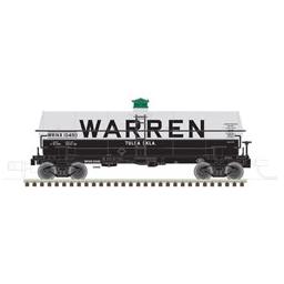 Click here to learn more about the Atlas Model Railroad HO 11,000 Gallon Tank Car, Warren #10440.