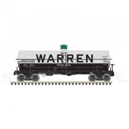 Click here to learn more about the Atlas Model Railroad HO 11,000 Gallon Tank Car, Warren #10490.
