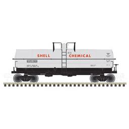 Click here to learn more about the Atlas Model Railroad HO 11,000 Gallon Tank Car,SHPX/Shell Chemical#1606.