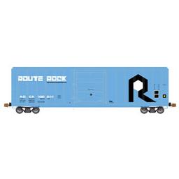 Click here to learn more about the Atlas Model Railroad HO FMC 5347 Single Door Box, RI/Route Rock #300032.