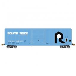 Click here to learn more about the Atlas Model Railroad HO FMC 5347 Single Door Box, RI/Route Rock #300077.