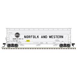 Click here to learn more about the Atlas Model Railroad HO 4650 Covered Hopper, N&W #171024.