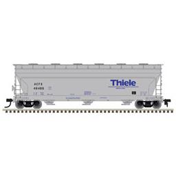 Click here to learn more about the Atlas Model Railroad HO 4650 Covered Hopper, Thiele Kaolin #46486.