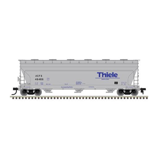 Atlas Model Railroad HO 4650 Covered Hopper, Thiele Kaolin #46486