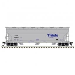 Click here to learn more about the Atlas Model Railroad HO 4650 Covered Hopper, Thiele Kaolin #46502.