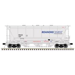 Click here to learn more about the Atlas Model Railroad HO 3230 Cov Hop, Roanoke Cement #121.