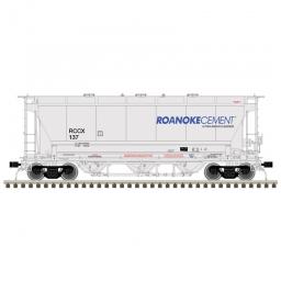 Click here to learn more about the Atlas Model Railroad HO 3230 Cov Hop, Roanoke Cement #133.