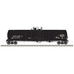 Click here to learn more about the Atlas Model Railroad HO 23,500-Gallon Tank, ACFX/Asphalt #73099.