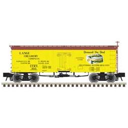 Click here to learn more about the Atlas Model Railroad HO 36'' Wood Reefer, Lange Creamery #301.