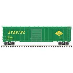 Click here to learn more about the Atlas Model Railroad HO 50'' Postwar Box, Reading (XMz) #115322.