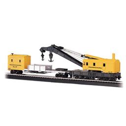 Click here to learn more about the Bachmann Industries HO 250-Ton Steam Crane w/Boom Tender, PRR.