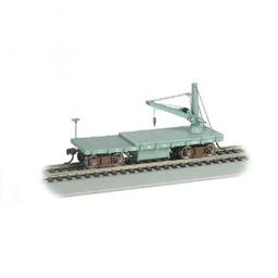 Click here to learn more about the Bachmann Industries HO Old Time Derrick Car, US Military RR/MOW.