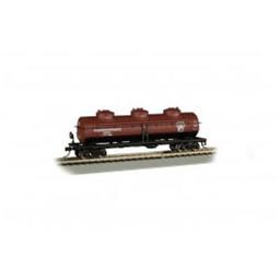 Click here to learn more about the Bachmann Industries HO 40'' 3-Dome Tank, PRR #498647.