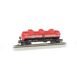 Click here to learn more about the Bachmann Industries HO 40'' 3-Dome Tank, Cook Paint & Varnish.