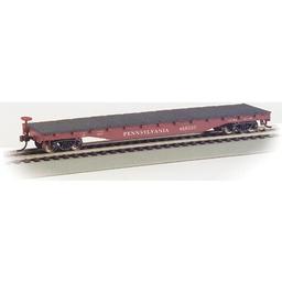 Click here to learn more about the Bachmann Industries HO 52'' Flat, PRR.