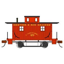 Click here to learn more about the Bachmann Industries HO Bobber Caboose, D&RGW.