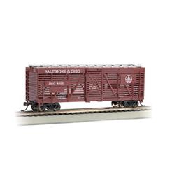 Click here to learn more about the Bachmann Industries HO 40'' Stock Car, CB&Q.