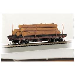 Click here to learn more about the Bachmann Industries HO ACF 40'' Log Car w/Logs, 1935-1960.