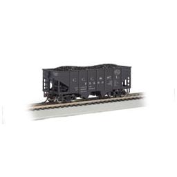 Click here to learn more about the Bachmann Industries HO 55-Ton 2-Bay Hopper w/Coal Load, NYC/Big Four.