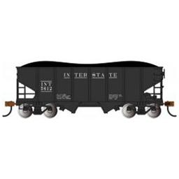 Click here to learn more about the Bachmann Industries HO 55-Ton 2-Bay Hopper w/Coal Load, Interstate.