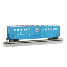 Click here to learn more about the Bachmann Industries HO ACF 50'' 6" Sliding Door Box, M&NJ.