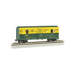 Click here to learn more about the Bachmann Industries HO 40'' Animated Stock Car, C&NW/Horses.