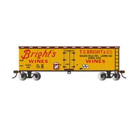 Click here to learn more about the Bachmann Industries HO 40'' Wood Reefer, Bright''s Wines.