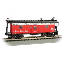Click here to learn more about the Bachmann Industries HO Bay Window Caboose w/Roof Walk, NKP.