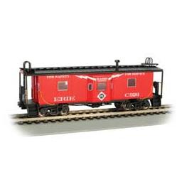 Click here to learn more about the Bachmann Industries HO Bay Window Caboose w/Roof Walk, ERIE.