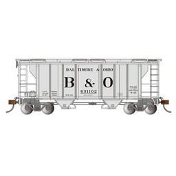 Click here to learn more about the Bachmann Industries HO PS-2 2-Bay Covered Hopper, B&O.