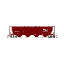 Click here to learn more about the Bachmann Industries HO 4-Bay Cylindrical Hopper w/FRED, CN/Oxide Red.