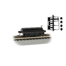 Click here to learn more about the Bachmann Industries HO Test Weight Car, Undecorated/Black.