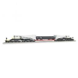 Click here to learn more about the Bachmann Industries HO Spectrum Scnabel w/Retort/Cylider Load,Gray/Blk.